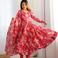 Anarkali Gown With Dupatta And Pant