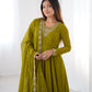 Anarkali Gown With Dupatta And Pant