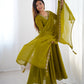 Anarkali Gown With Dupatta And Pant