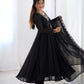 Anarkali Gown With Dupatta And Pant