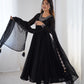 Anarkali Gown With Dupatta And Pant