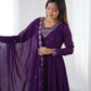 Anarkali Gown With Dupatta And Pant