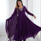 Anarkali Gown With Dupatta And Pant