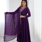 Anarkali Gown With Dupatta And Pant