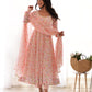 Anarkali Gown With Dupatta And Pant