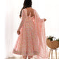 Anarkali Gown With Dupatta And Pant
