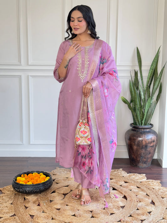 Dupatta Pant Set