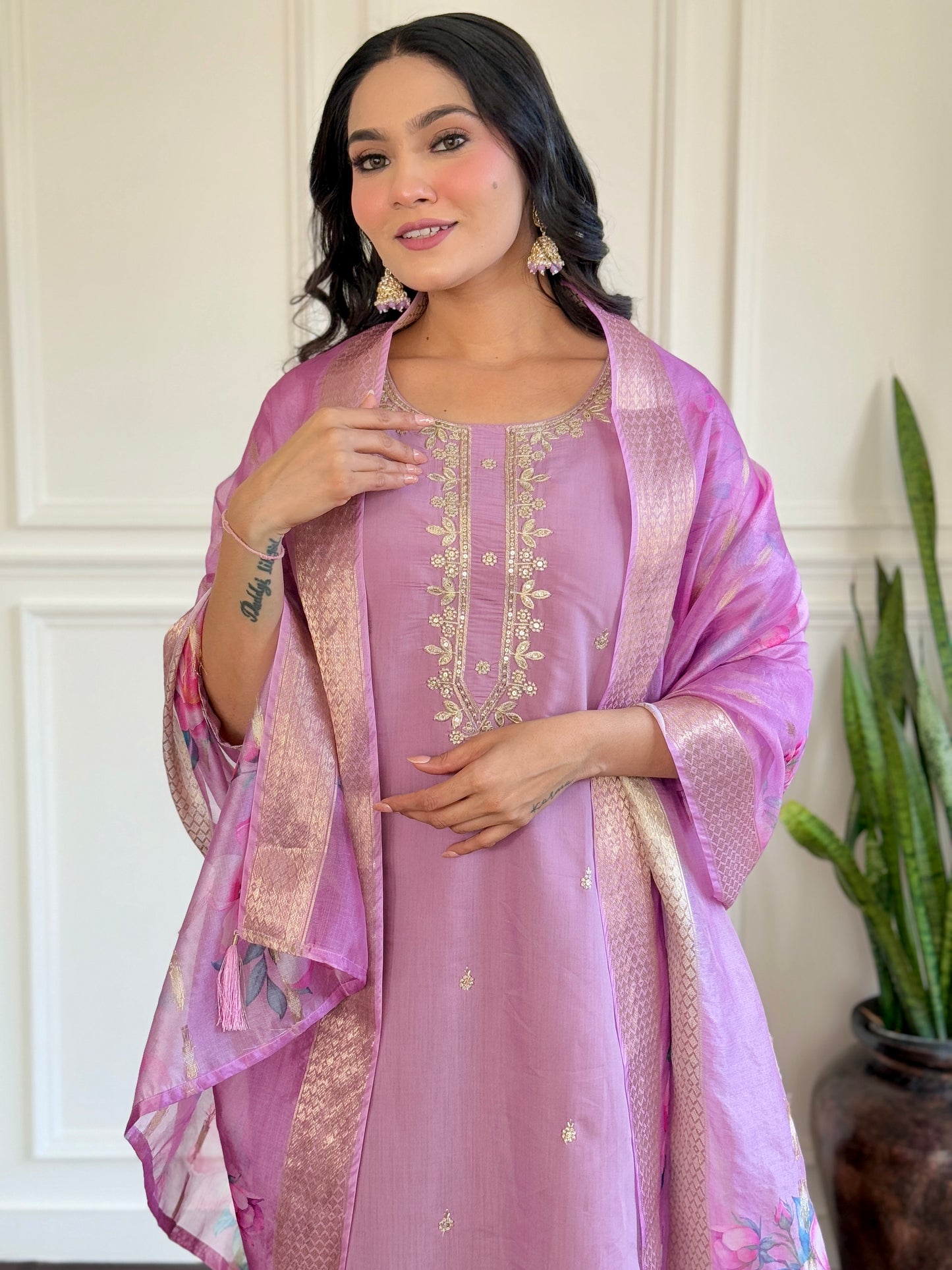 Dupatta Pant Set