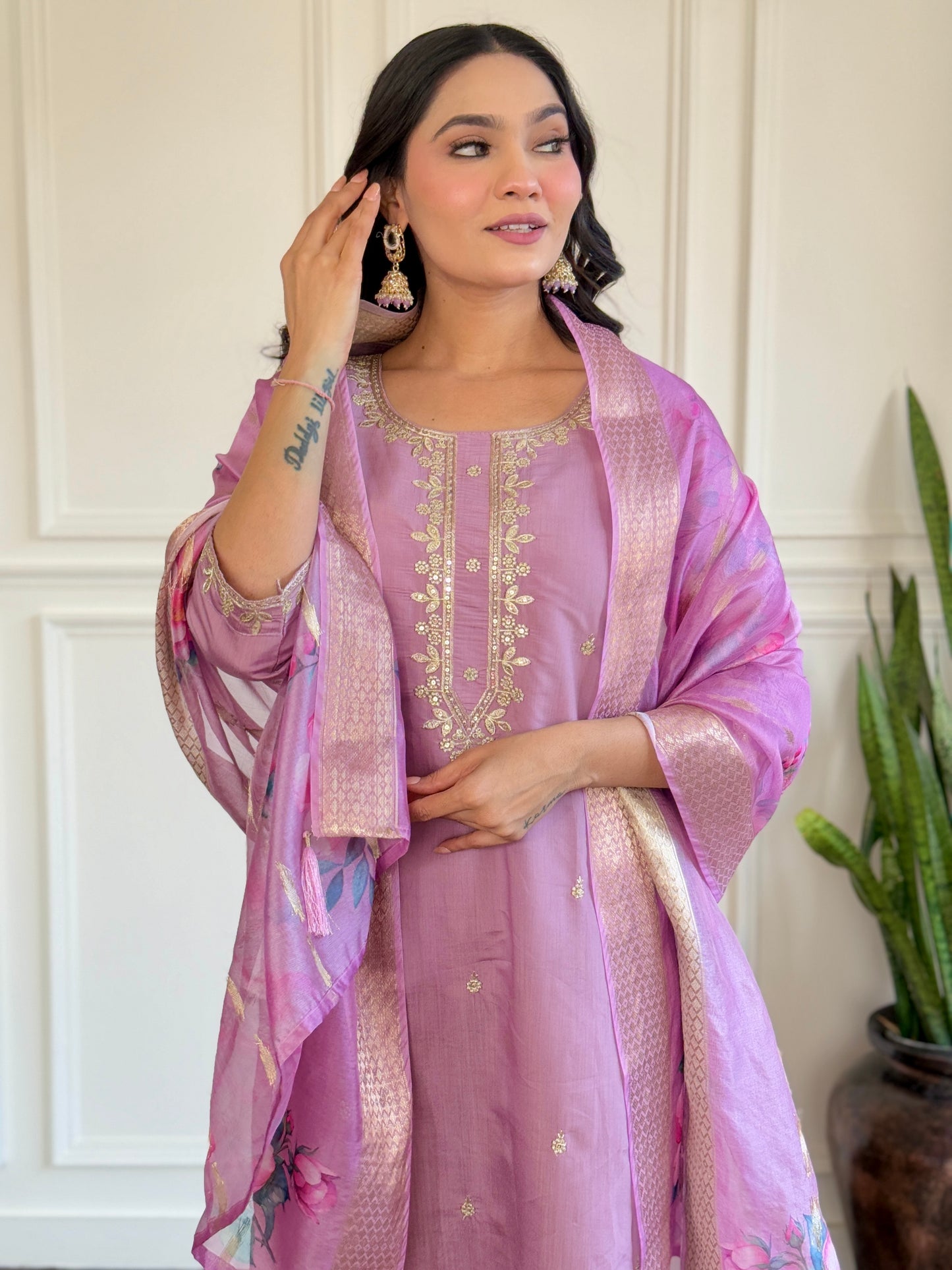 Dupatta Pant Set
